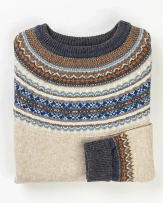 Autumn'25 'TAURUS' Alpine Short Sweater' 100% Merino Lambswool designed by ERIBÉ Knitwear