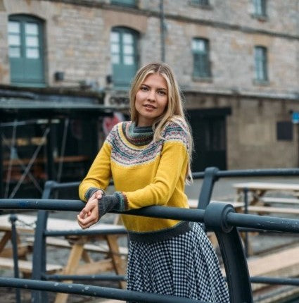 'Piccalilli Alpine Short Sweater' 100% Merino Lambswool designed by ERIBÉ Knitwear