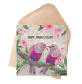 HAPPY ANNIVERSARY Birds Card JBC-08 designed by Ilana Ewing