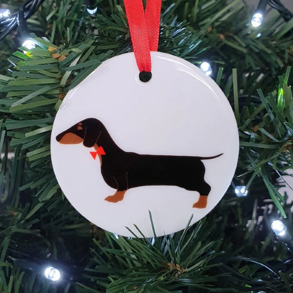 Dog Ceramic Hanging Decorations by Blue Ranchu Designs