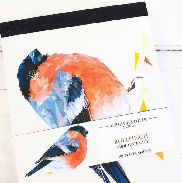 Bird themed Mini Notebooks designed by Louise Jennifer Design