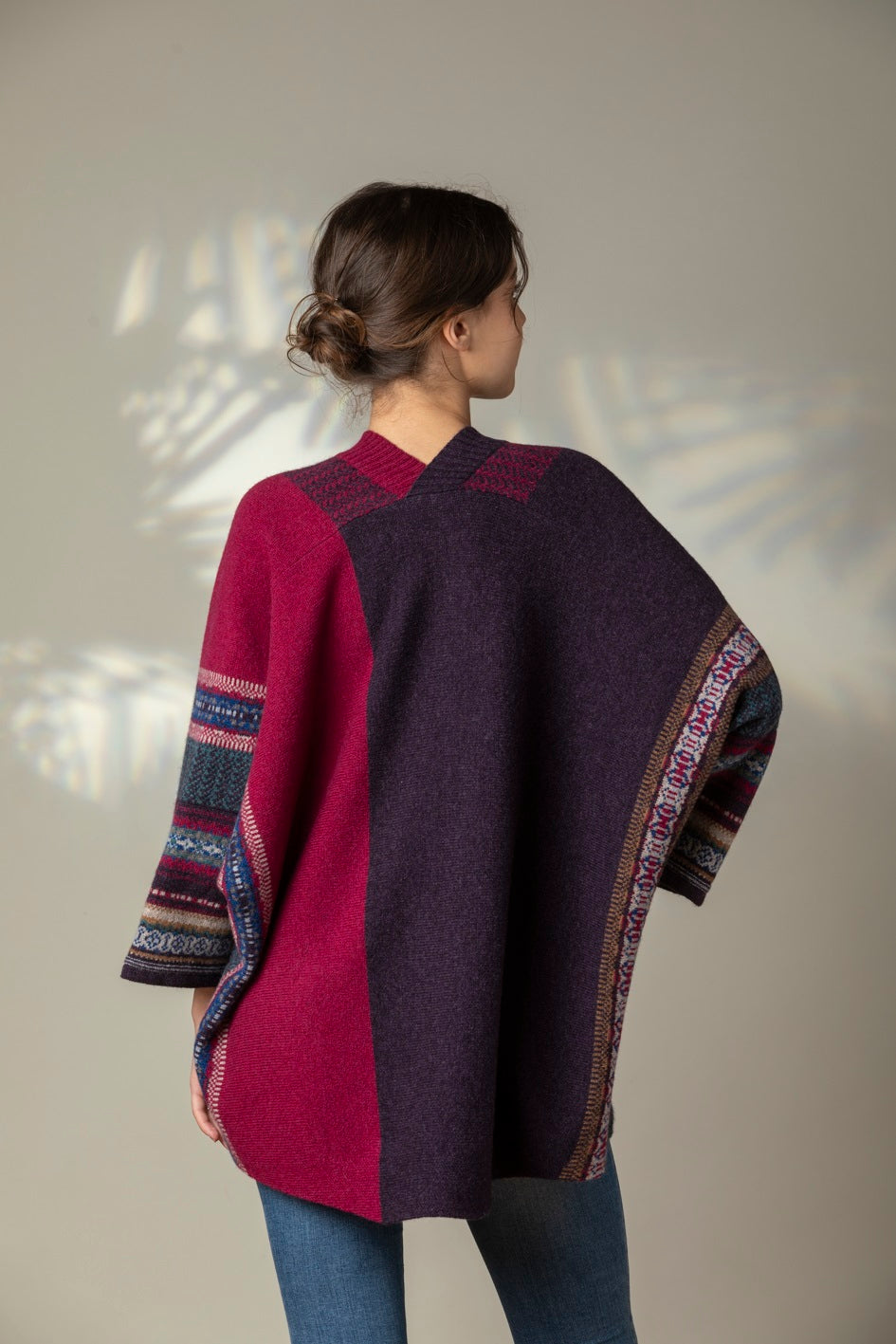 Restock 'BRAMBLE' MONTROSE BLANKET COAT 100% Merino Lambswool designed by ERIBÉ Knitwear