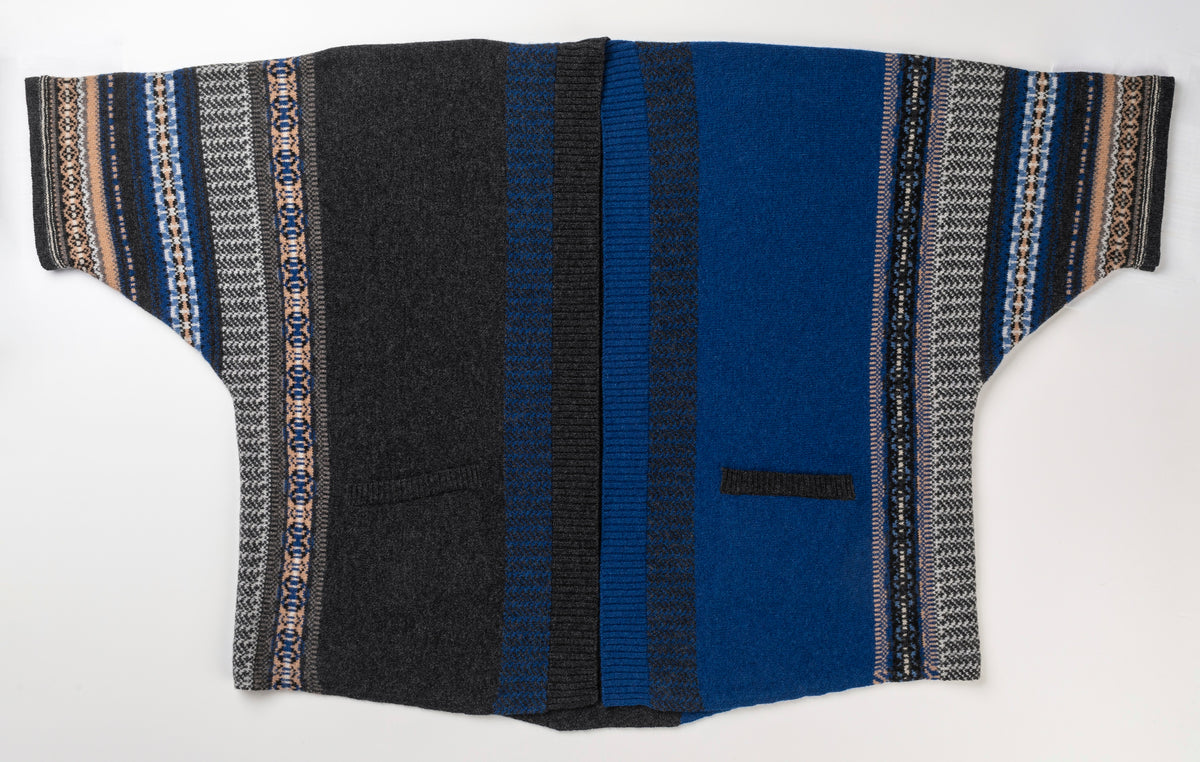'HERMES' MONTROSE BLANKET COAT 100% Merino Lambswool designed by ERIBÉ Knitwear