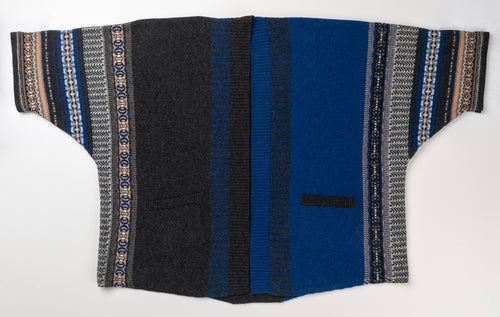 'HERMES' MONTROSE BLANKET COAT 100% Merino Lambswool designed by ERIBÉ Knitwear
