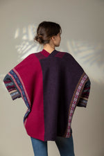 Load image into Gallery viewer, Autumn Winter 24 &#39;BRAMBLE&#39; MONTROSE BLANKET COAT 100% Merino Lambswool designed by ERIBÉ Knitwear

