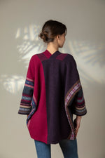 Load image into Gallery viewer, Autumn Winter 24 &#39;BRAMBLE&#39; MONTROSE BLANKET COAT 100% Merino Lambswool designed by ERIBÉ Knitwear
