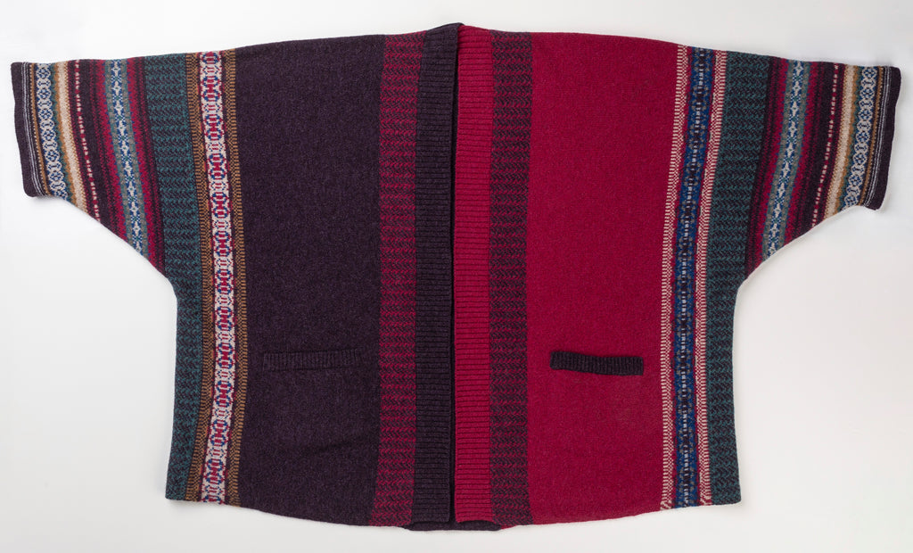 Restock 'BRAMBLE' MONTROSE BLANKET COAT 100% Merino Lambswool designed by ERIBÉ Knitwear