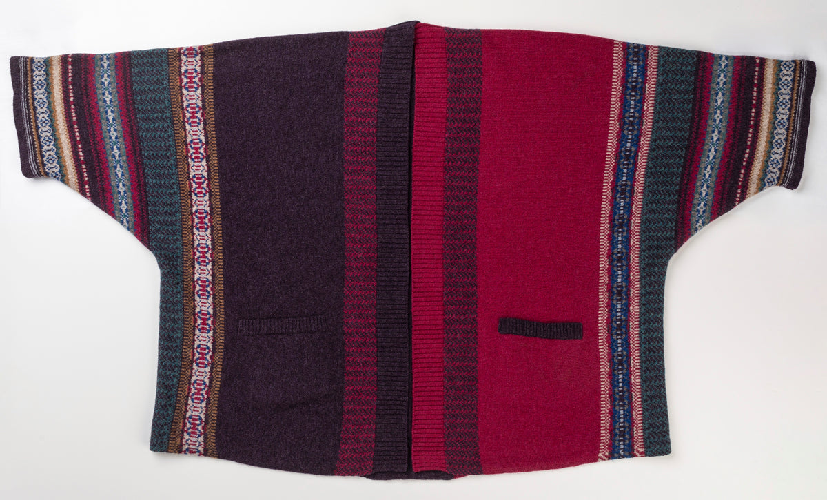 Restock 'BRAMBLE' MONTROSE BLANKET COAT 100% Merino Lambswool designed by ERIBÉ Knitwear
