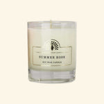 Load image into Gallery viewer, Summer Rose Scented Soywax Vegan Candle
