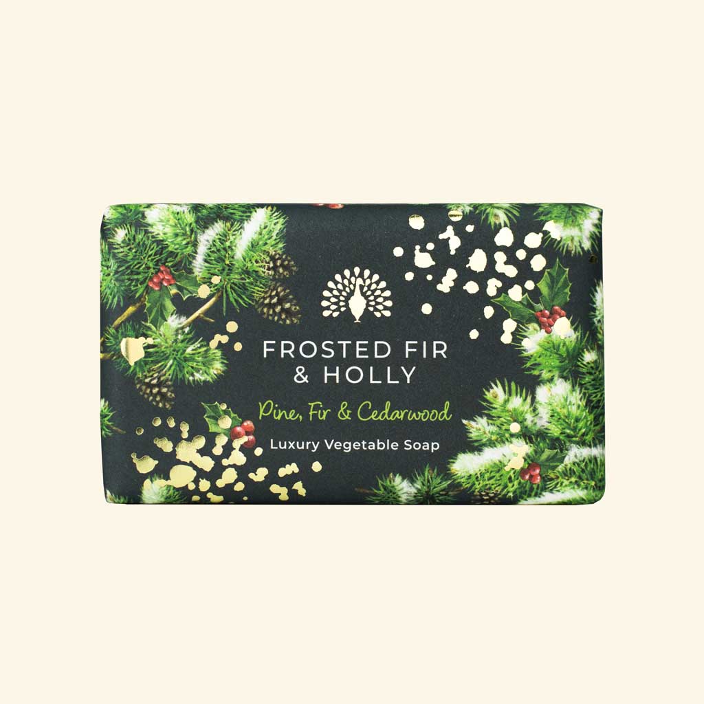 Christmas Tidings Soap Bar - Frosted Fir & Holly