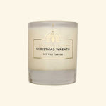 Load image into Gallery viewer, &#39;Christmas Wreath&#39; Orange, Clove &amp; Cinnamon Scented Soywax Vegan Candle
