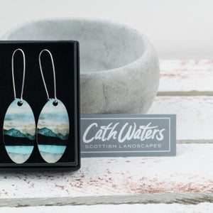 Cath Waters Scottish Landscape Earrings