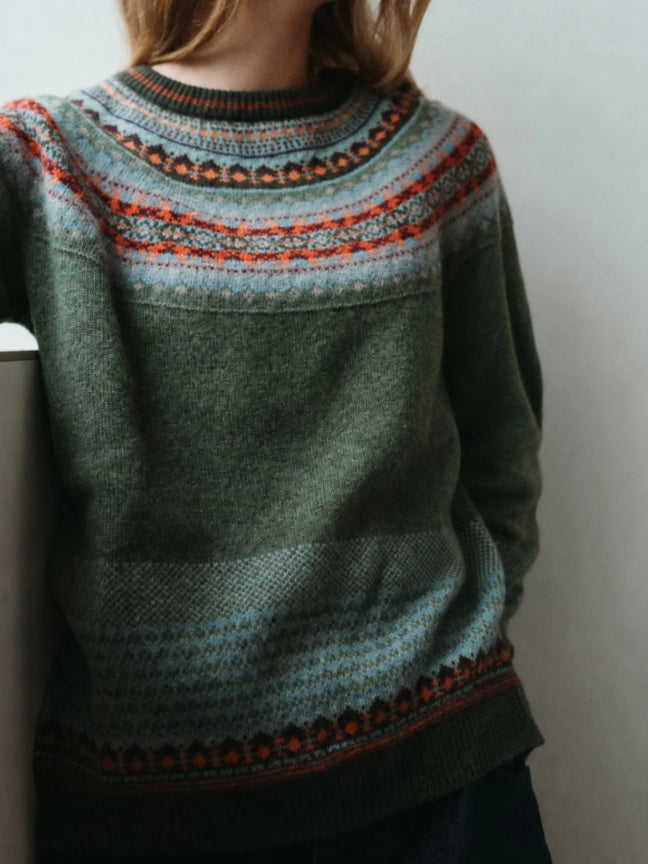 Braemar Alpine Sweater 96% Merino Lambswool / 4% Angora designed by ERIBÉ Knitwear