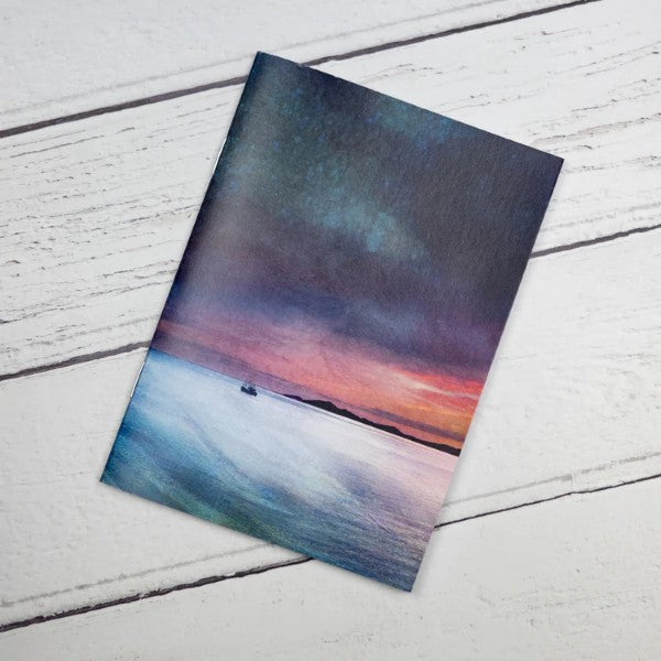 Fishing the little Minch A6 Notebook by Cath Waters
