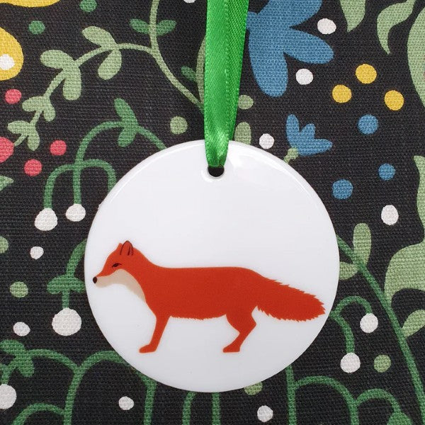 Woodland Animal Ceramic Hanging Decorations by Blue Ranchu Designs