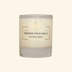 Load image into Gallery viewer, Frosted Fir &amp; Holly Scented Soywax Vegan Candle
