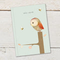 'Wise Words Owl & Bee' Notebook GBNB04 designed by Gingerbetty