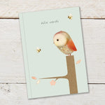 Load image into Gallery viewer, NEW &#39;Wise Words Owl &amp; Bee&#39; Notebook GBNB04 designed by Gingerbetty
