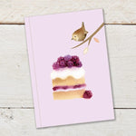 Load image into Gallery viewer, NEW &#39;Blackberry Cake &amp; Wren&#39; Notebook GBNB09 designed by Gingerbetty
