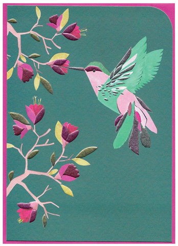 Gypsy Blank Hummingbird Card