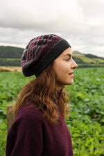 Load image into Gallery viewer, Autumn Winter 24 Alloa Beret Made in Scotland by Eribe
