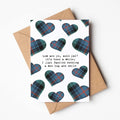 'Hug And Smile' Scottish Card by Hiya Pal HP102