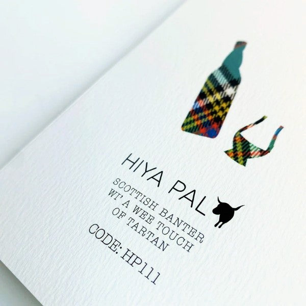 Scottish Birthday Card for Whisky Lovers HP111 by Hiya Pal