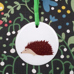 Load image into Gallery viewer, Woodland Animal Ceramic Hanging Decorations by Blue Ranchu Designs
