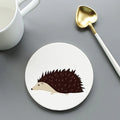 Hedgehog Ceramic Coaster by Blue Ranchu Designs