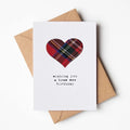 Scottish Birthday Cards Handmade using tartan from Kilts!