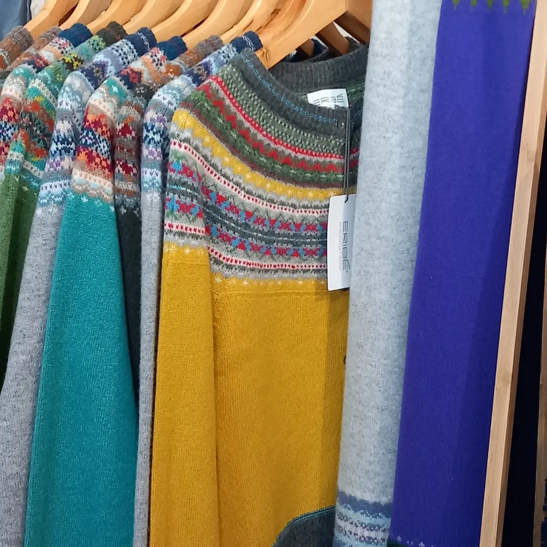 NEW Stock 'Piccalilli Alpine Short Sweater' 100% Merino Lambswool designed by ERIBÉ Knitwear