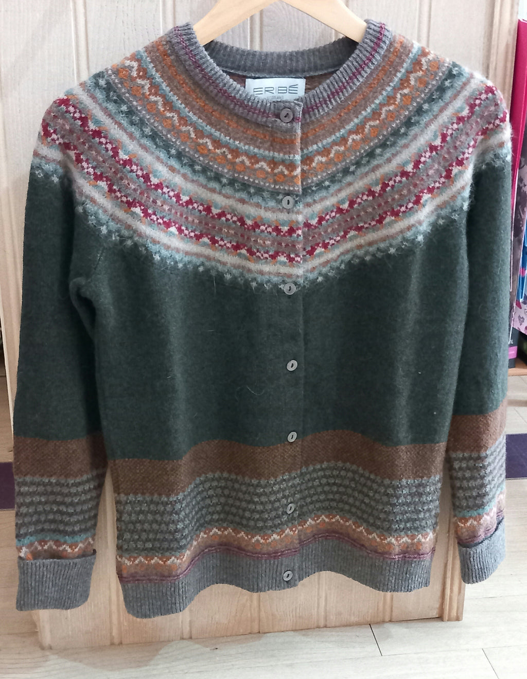 BRACKEN Alpine Cardigan 96% Merino Lambswool / 4% Angora designed by ERIBÉ Knitwear