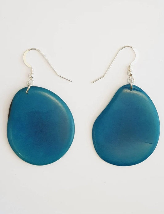 Folha Earrings Made by Pretty Pink Eco Jewellery