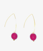 Load image into Gallery viewer, Minimal Drop Earrings Made by Pretty Pink Eco Jewellery
