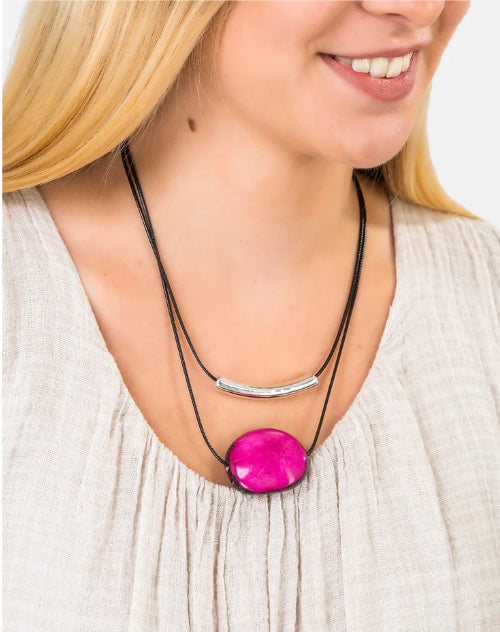 Barra Seed Necklaces Made by Pretty Pink Eco Jewellery