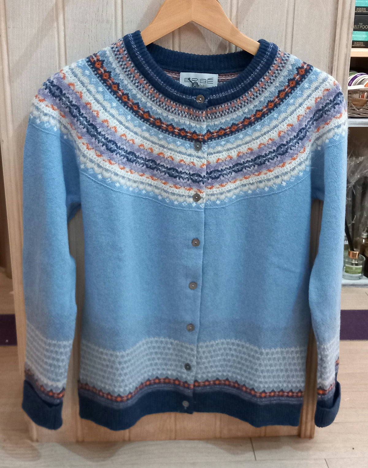 IRIS Alpine Cardigan 96% Merino Lambswool / 4% Angora designed by ERIBÉ Knitwear