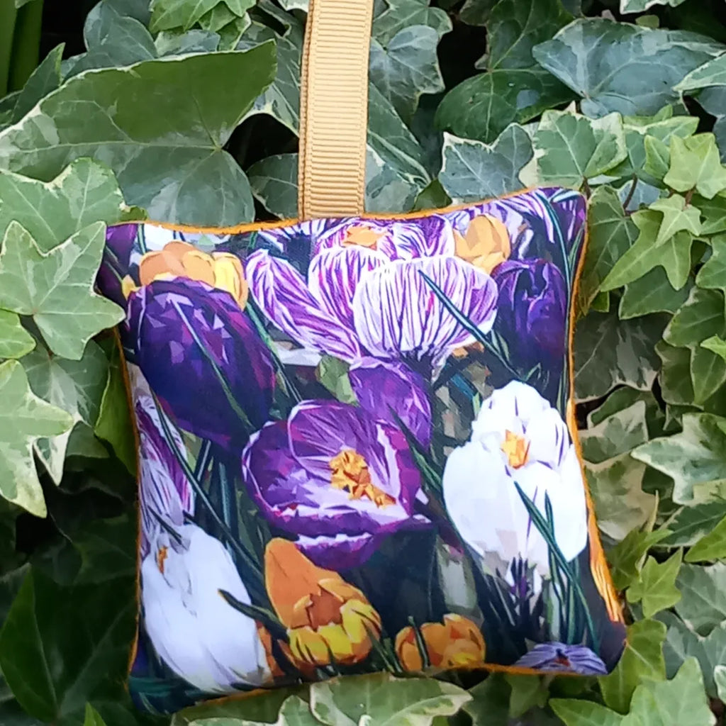 Spring Flowers Lavender Sachet Handmade by Louise Jennifer Design
