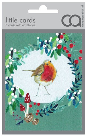 Cranberry Sauce little packs of 5 Christmas cards by Cinnamon Aitch
