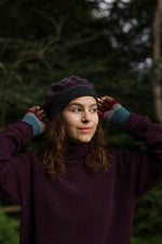 Load image into Gallery viewer, Autumn Winter 24 Alloa Beret Made in Scotland by Eribe
