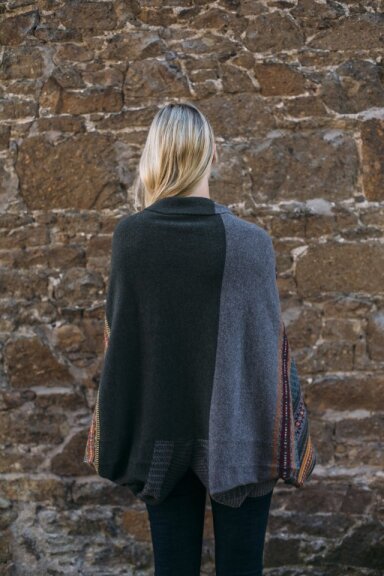 Restock 'BRACKEN' MONTROSE BLANKET COAT 100% Merino Lambswool designed by ERIBÉ Knitwear