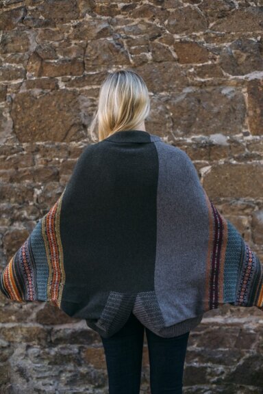 Restock 'BRACKEN' MONTROSE BLANKET COAT 100% Merino Lambswool designed by ERIBÉ Knitwear