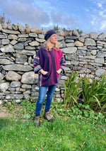 Load image into Gallery viewer, Restock &#39;BRAMBLE&#39; MONTROSE BLANKET COAT 100% Merino Lambswool designed by ERIBÉ Knitwear
