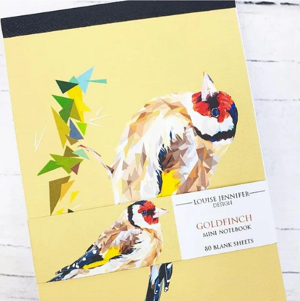 Bird themed Mini Notebooks designed by Louise Jennifer Design
