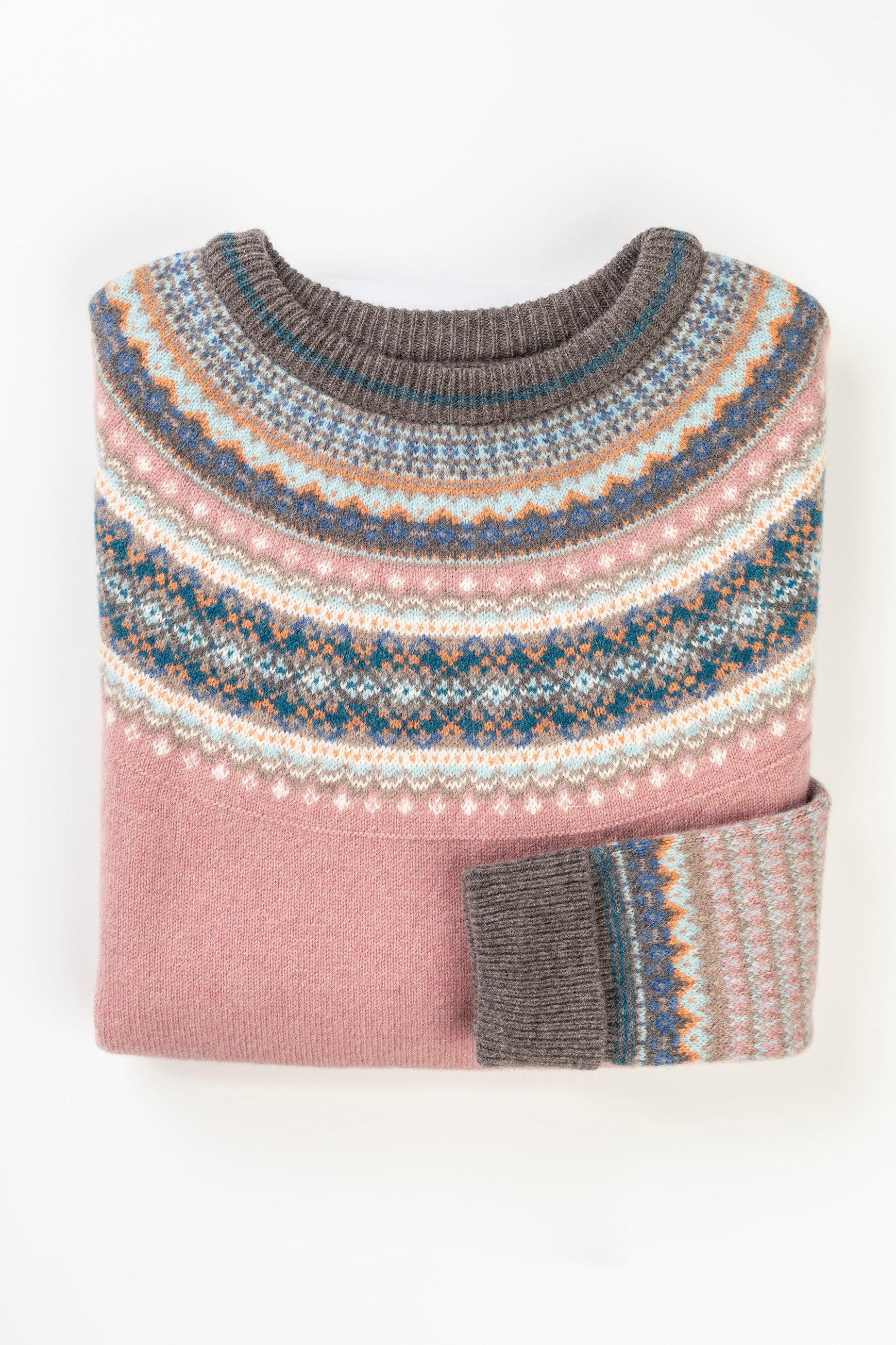 VINTAGE PINK Alpine Sweater 96% Merino Lambswool / 4% Angora designed by ERIBÉ Knitwear