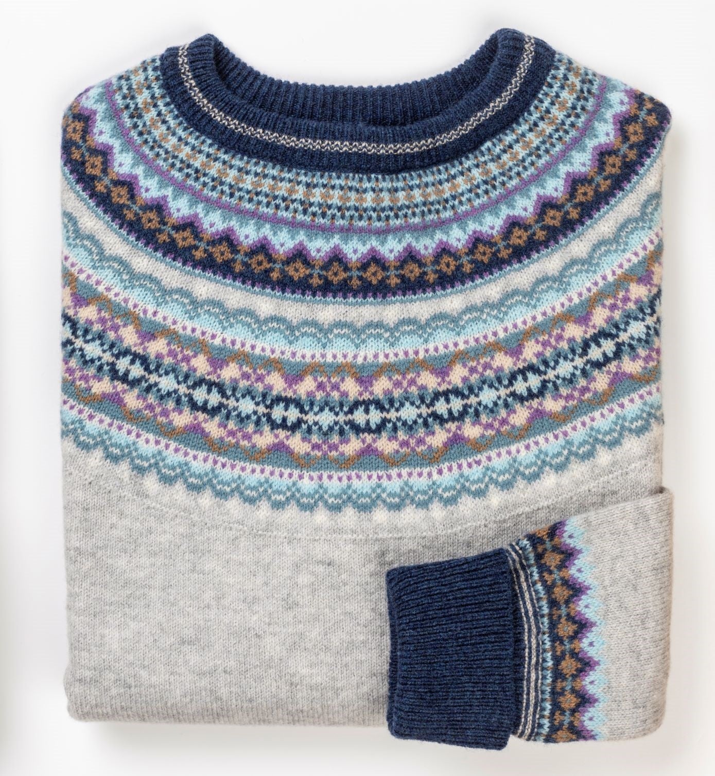 NEW Stock 'ARCTIC' Alpine Short Sweater' 100% Merino Lambswool designed by ERIBÉ Knitwear