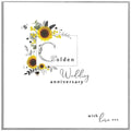 Extra Large Golden Wedding Anniversary Card