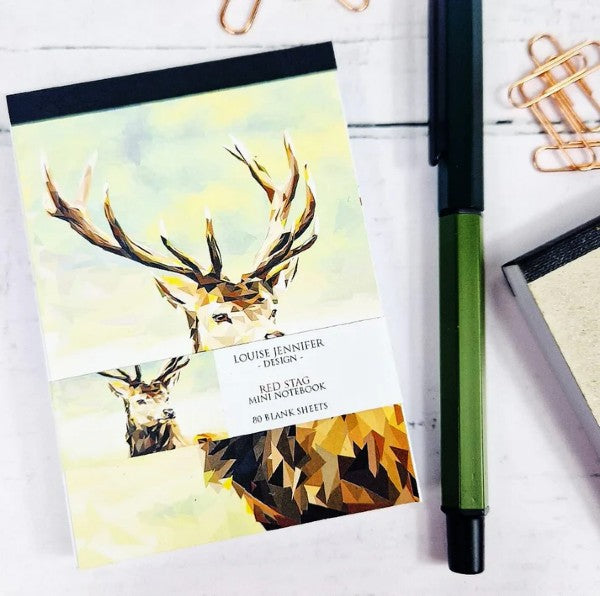 Scottish Animal themed Mini Notebooks designed by Louise Jennifer Design