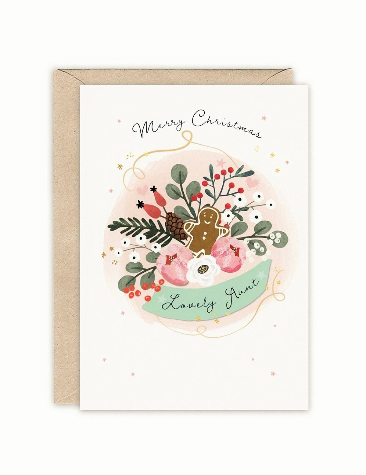 SPECIAL AUNT Luxury Foiled Christmas Card by Emma Bryan Design