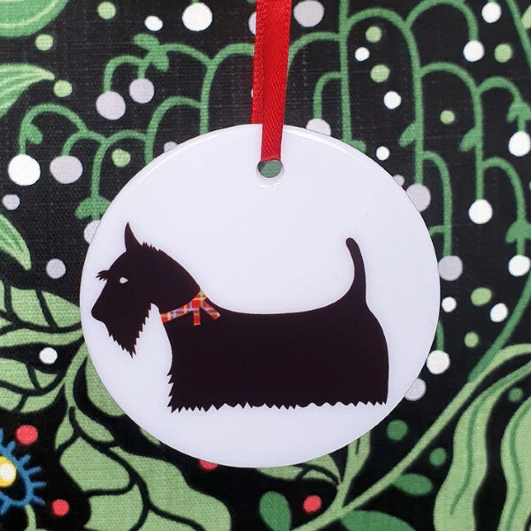 Dog Ceramic Hanging Decorations by Blue Ranchu Designs