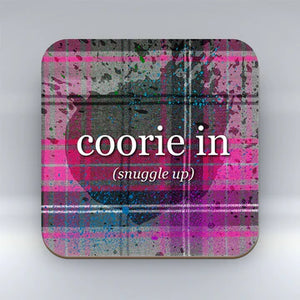 Scottish Banter Tartan Coaster - Coorie-in